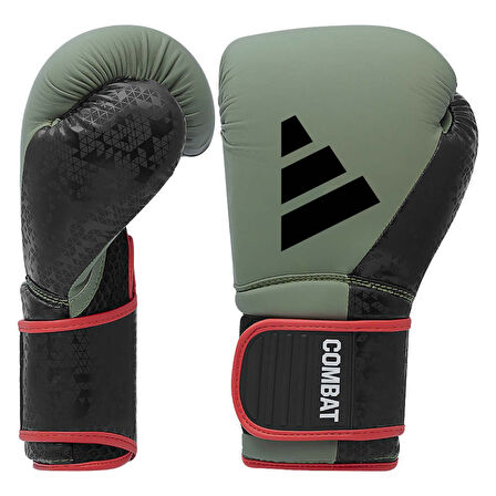 Adidas ADIC50TG Combat 50 Boks Eldiveni Haki Mat Suni Deri Kick Boks Eldiveni