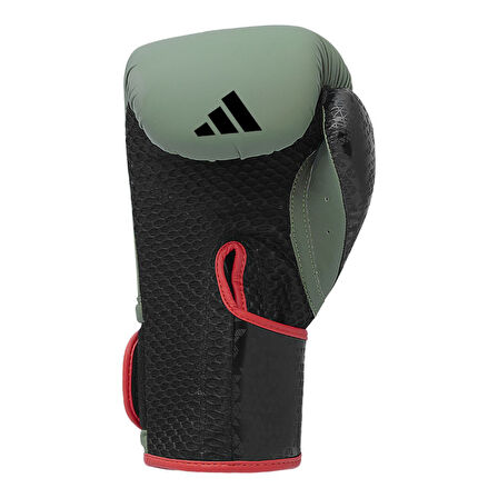 Adidas ADIC50TG Combat 50 Boks Eldiveni Haki Mat Suni Deri Kick Boks Eldiveni