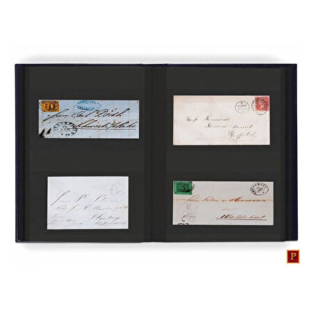 Pulko HistorY 1970 A4+ Kartpostal Koleksiyon Defteri Koyu Yeşil