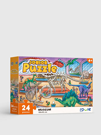 Eğitici Çocuk Kutu Oyunu Junıor Puzzle Museum 24 Parça Puzzle 4+ Yaş