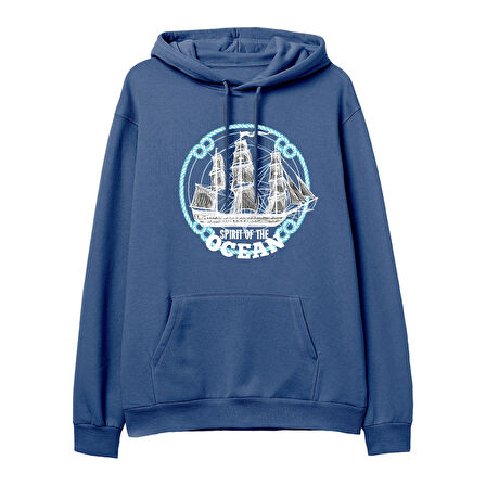 Sprit of the ocean Hoodie-Royal Mavi