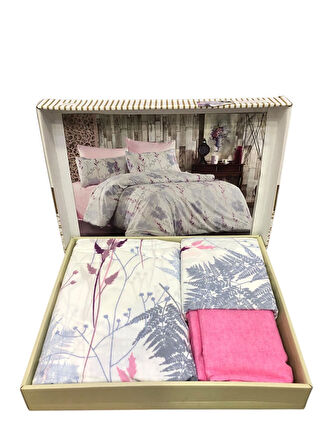 Royam Golden Home Pamuklu Çift Kişilik Kutulu Nevresim Takımı
