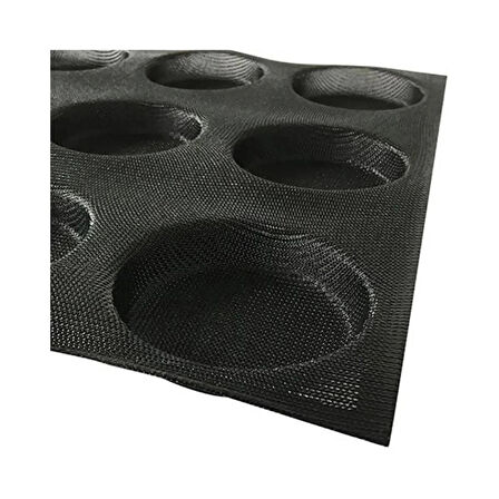 Beysa 17090 12 Gözlü Silikon Hamurger Ekmeği Kalıbı 