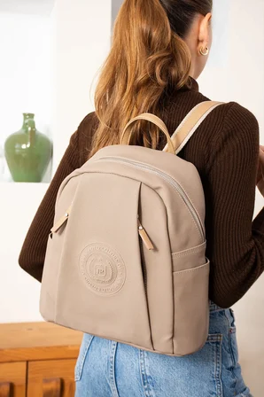 Sirt Cantasi Gunluk Cantasi Okul Cantasi Kadin Cantasi Yeni Sezon Ebat Boy 31 Cm En 29 Cm Kum Just Polo