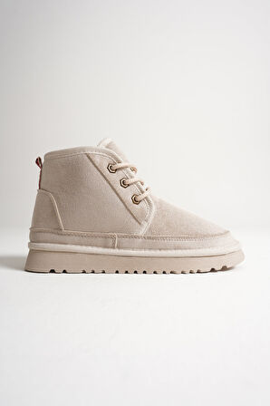 Airad Kadın Kışlık Bej İçi Kürklü Bot