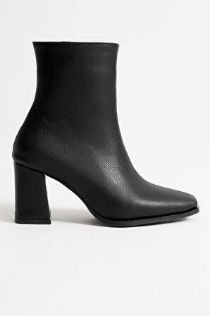 Osum Kadın Siyah Topuklu Bot