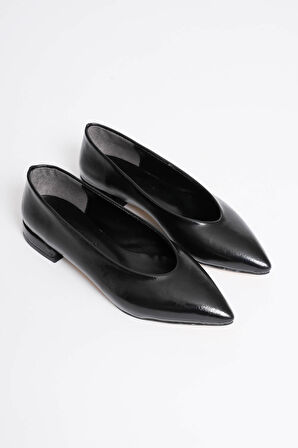 Esiu Kadın Siyah Günlük Kısa Topuklu Ayakkabı