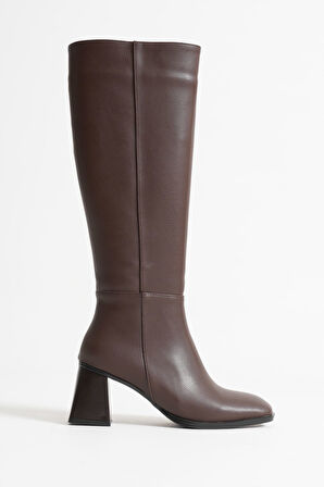 Nedra Kadın Acı Kahve Kışlık Çizme