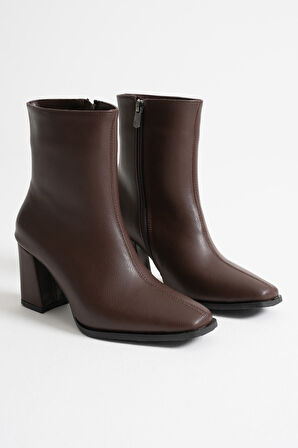 Osum Kadın Acı Kahve Topuklu Bot