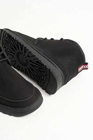 Ariad Kadın Kışlık Siyah İçi Kürklü Bot