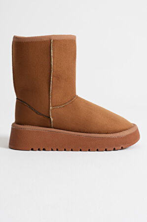 Asina Kadın Taba Kışlık Kürklü Bot