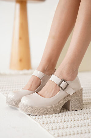 Neleh Kadın Bej Rugan Günlük Ayakkabı