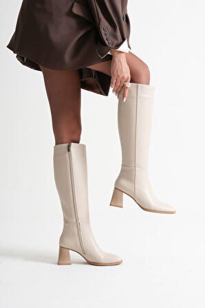 Nedra Kadın Bej Kışlık Çizme