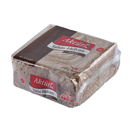 Aktürk Helva 500 gr Sade ve Kakaolu 4 lü Karma Paket