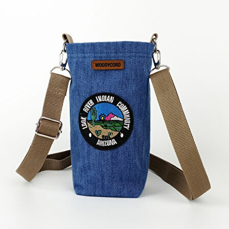 Woodycord 1 Litrelik Kot Termos Matara Kılıfı Arizona Temalı