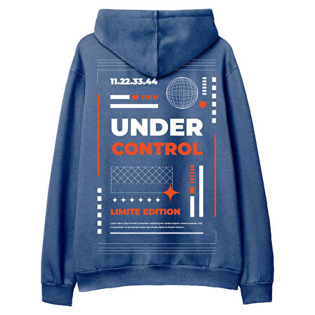 Under Control Hoodie-Royal Mavi