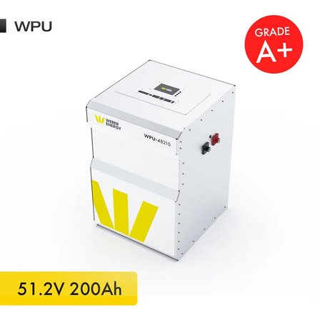 51,2V 200Ah 10.8kW LiFePO4 WPU Series Bluetooth'lu Lityum Demir Fosfat Akü/Batarya 