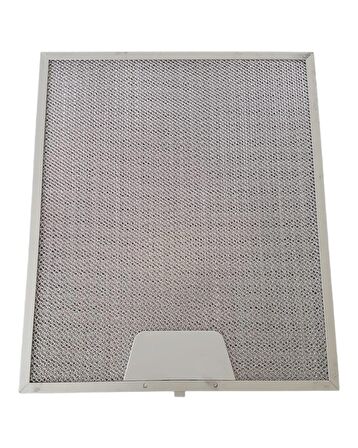 Bosch DWP64CC20T-50T-60T Uyumlu Aspiratör & Davlumbaz Tel Filtresi 255 mm x 300 mm Tek Tırnaklı