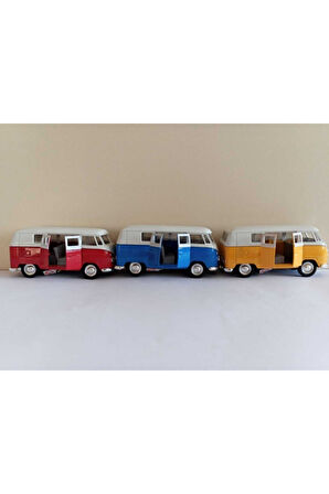 1963 Vw T1 Bus 1/36 Ölçek Çek Bırak
