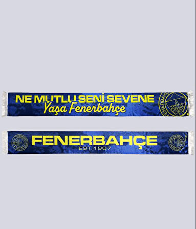 Fenerbahçe Orijinal Lisanslı Ne Mutlu Seni Sevene Atkı