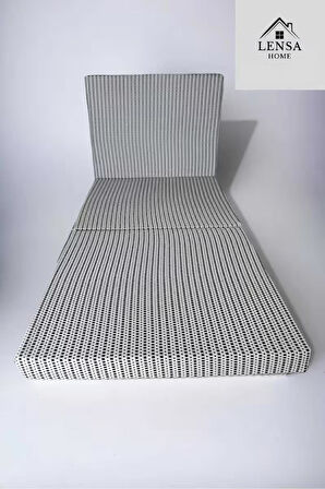 Katlanır Yer Yatağı-sünger Yatak-minder Yatak-70x180cm 8cm-çok Amaçlı Yatak-akustikküçükbeyaz