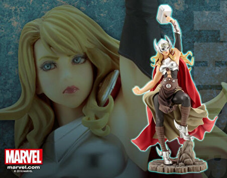 Kotobukiya Thor & Loki Bishoujo Statue Set