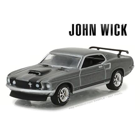 Greenlight John Wick (2014) - 1969 Ford Mustang BOSS 429 Solid Pack 44780-E