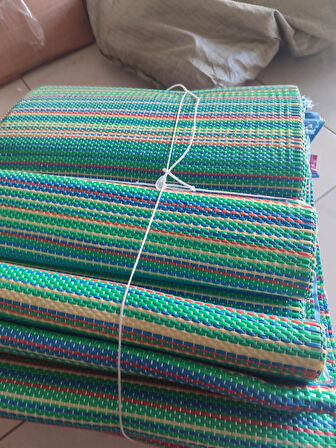 Piknik Hasırı Plaj Hasırı  Katlanan Hasır Kilim Plastik Kamp Hasırı Bahçe Hasırı BÜYÜK BOY180*270 Cm