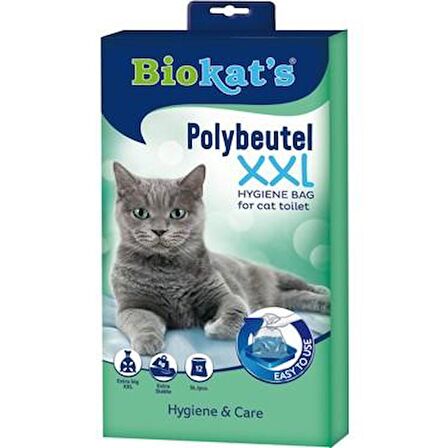 Biokats Kedi Kumu Torbası XXL 55x43x12 Cm 10 lu Paket