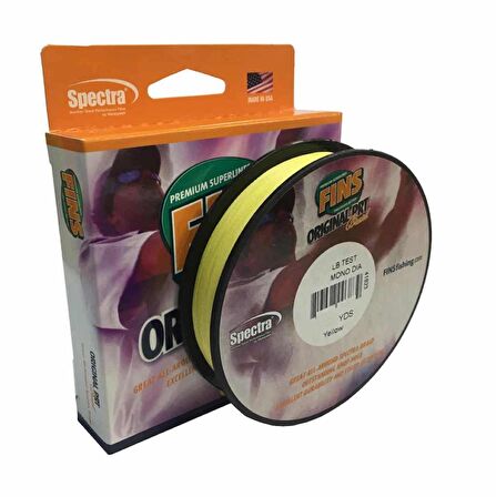 Fins Original PRT Örgü İp 137 Mt. 0.28mm 30 lb. Sarı