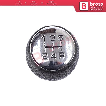 Citroen Berlingo Peugeot Partner MK1 2403.T9 İçin Siyah Krom Renk Manuel 5 İleri Vites Topuzu