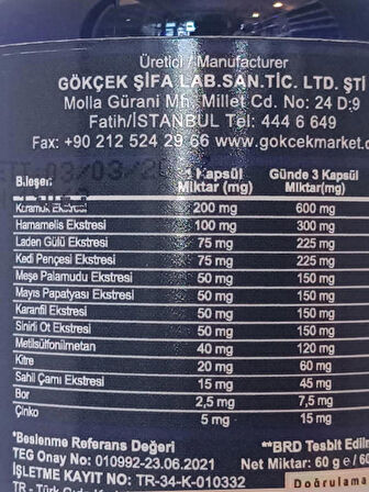 Karamuk Kapsül (Berberin Capsule)