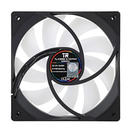 Thermalright TL-C12RB-S V2 ARGB 120mm Siyah Kasa Fanı