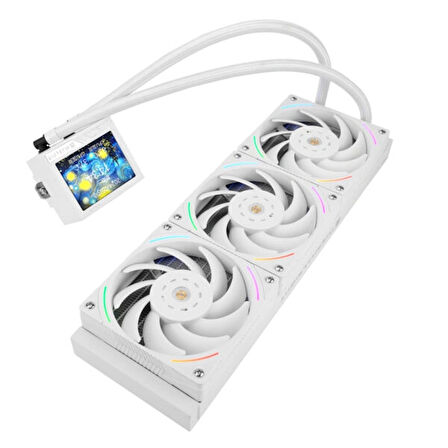 Thermalright Mjolnir Vision 360 White ARGB 360mm Intel-AMD Uyumlu İşlemci Sıvı Soğutucu