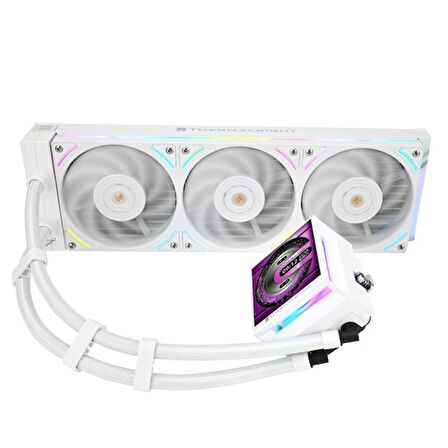 Thermalright Hyper Vision 360 UB ARGB White 360mm Intel-AMD Uyumlu Beyaz İşlemci Sıvı Soğutucu