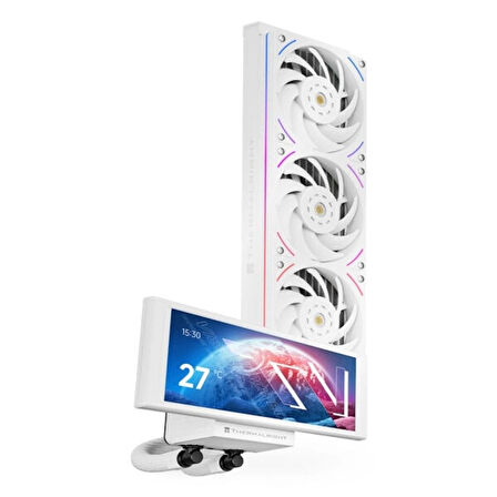 Thermalright Trofeo Vision 360 ARGB White 360mm Intel-AMD Uyumlu İşlemci Sıvı Soğutucu