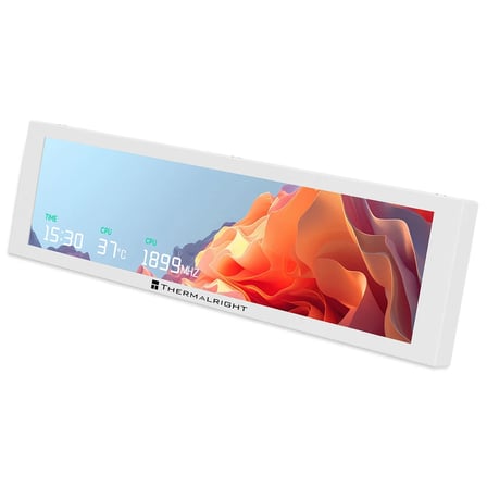 Thermalright Trofeo Vision 9.16 LCD WHITE Manyetik Type-C Temalı LCD Ekran