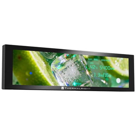 Thermalright Trofeo Vision 9.16 LCD BLACK Manyetik Type-C Temalı LCD Ekran