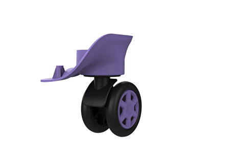 Keo-Plus ABS Valiz Tekerleği Çift Teker Lila Renk