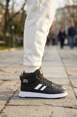 Daphine High Erkek Siyah Beyaz Spor Ayakkabı
