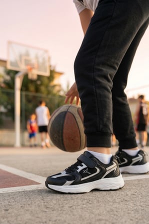 Sarox Unısex Siyah Çocuk Spor Ayakkabı