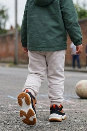 Titan Mini - Cırt Cırtlı Dayanıklı Unisex Çocuk Spor Ayakkabı - Taba