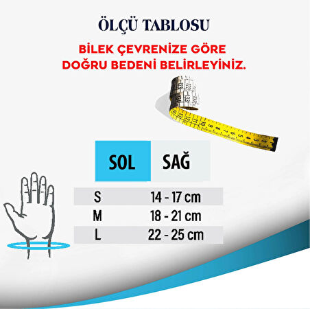Vizor -  Termoplastik İstirahat Ateli CODE 1020 SAĞ BİLEK