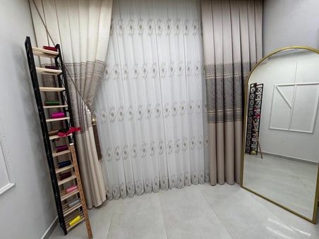 NİVEMESHOME ROYAL 4380 VİZON 1/2,5 PİLELİ BAMBU TÜL PERDE
