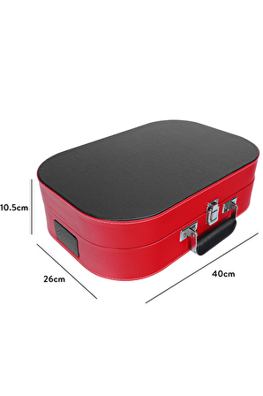 Mikado Nostalgia MN-101 Pikap Kırmızı Usb+RCA+Bluetooth Destekli Müzik Kutusu