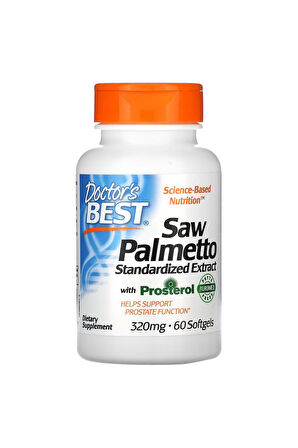 Doctor's Best, Saw Palmetto, Standardized Extract, 320 mg, 60 Softgels