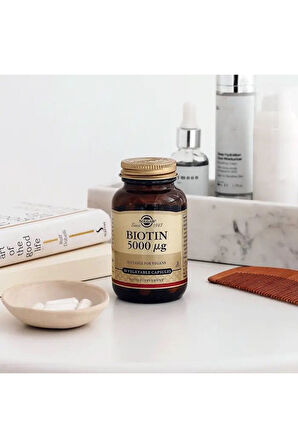 Solgar Biotin 5000 Mcg 50 Kapsül