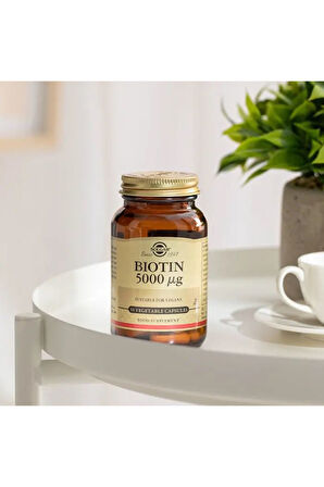 Solgar Biotin 5000 Mcg 50 Kapsül