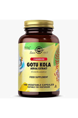 Solgar Gotu Kola Aerial Extract 100 Kapsül