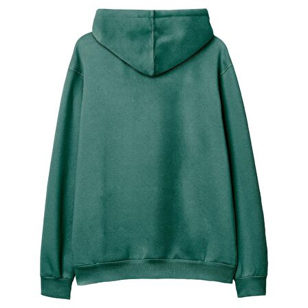 Nautical Craftsman  Baskılı Yeşil Hoodie